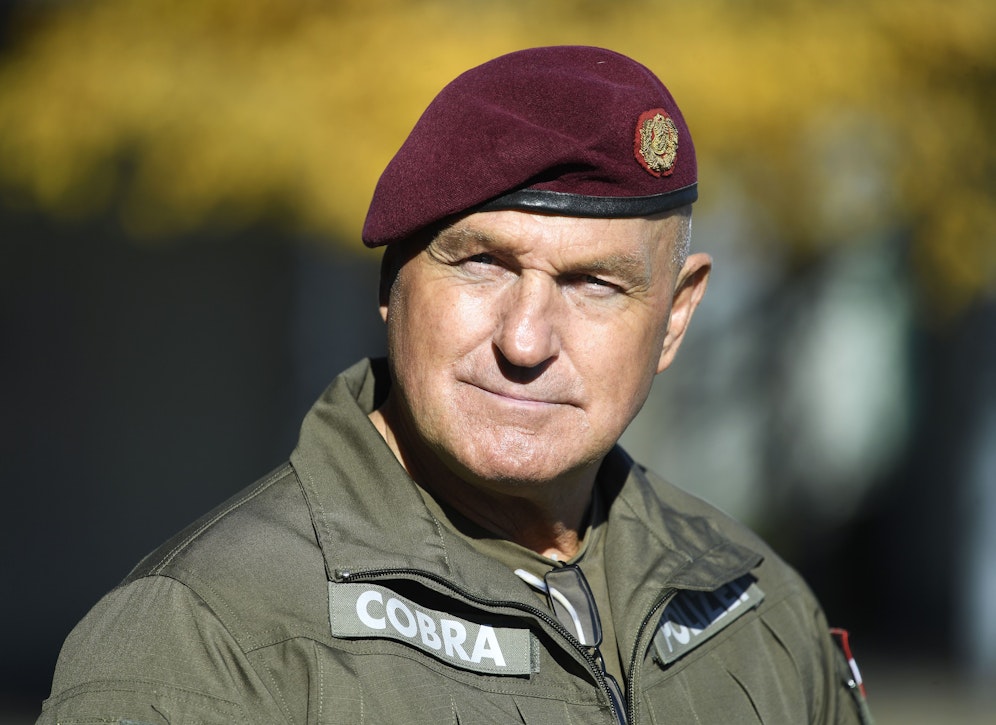 Hannes Gulnbrein, Leiter des Einsatzkommandos (EKO) Cobra, aufgenommen am Montag, 25. Oktober 2021, im EKO-Hauptquartier in Wiener Neustadt. Gulnbrein tritt Ende des Monats seinen Ruhestand an.