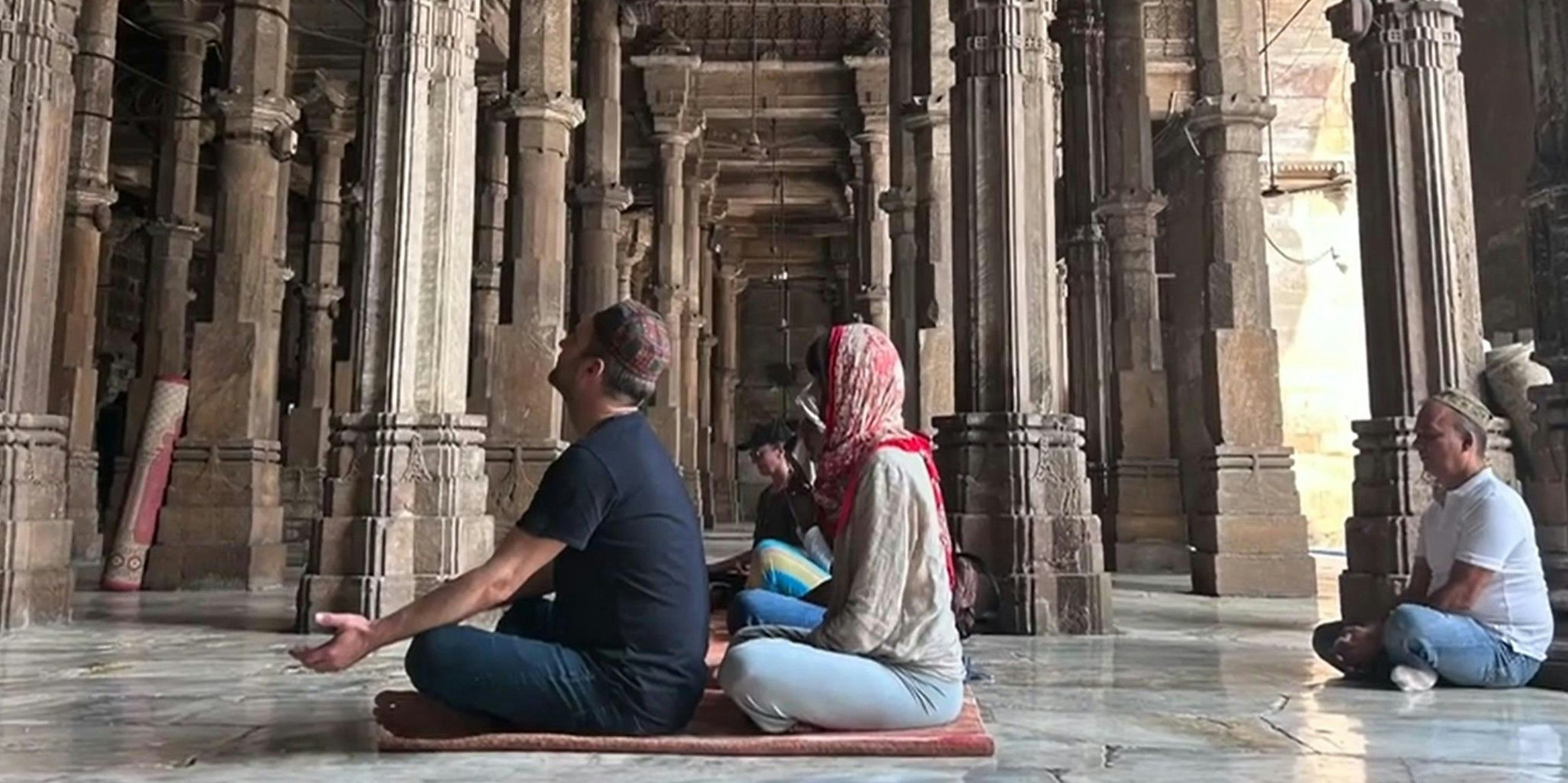 Strolz beim „Gandhi  3.0-Retreat“ in Indien