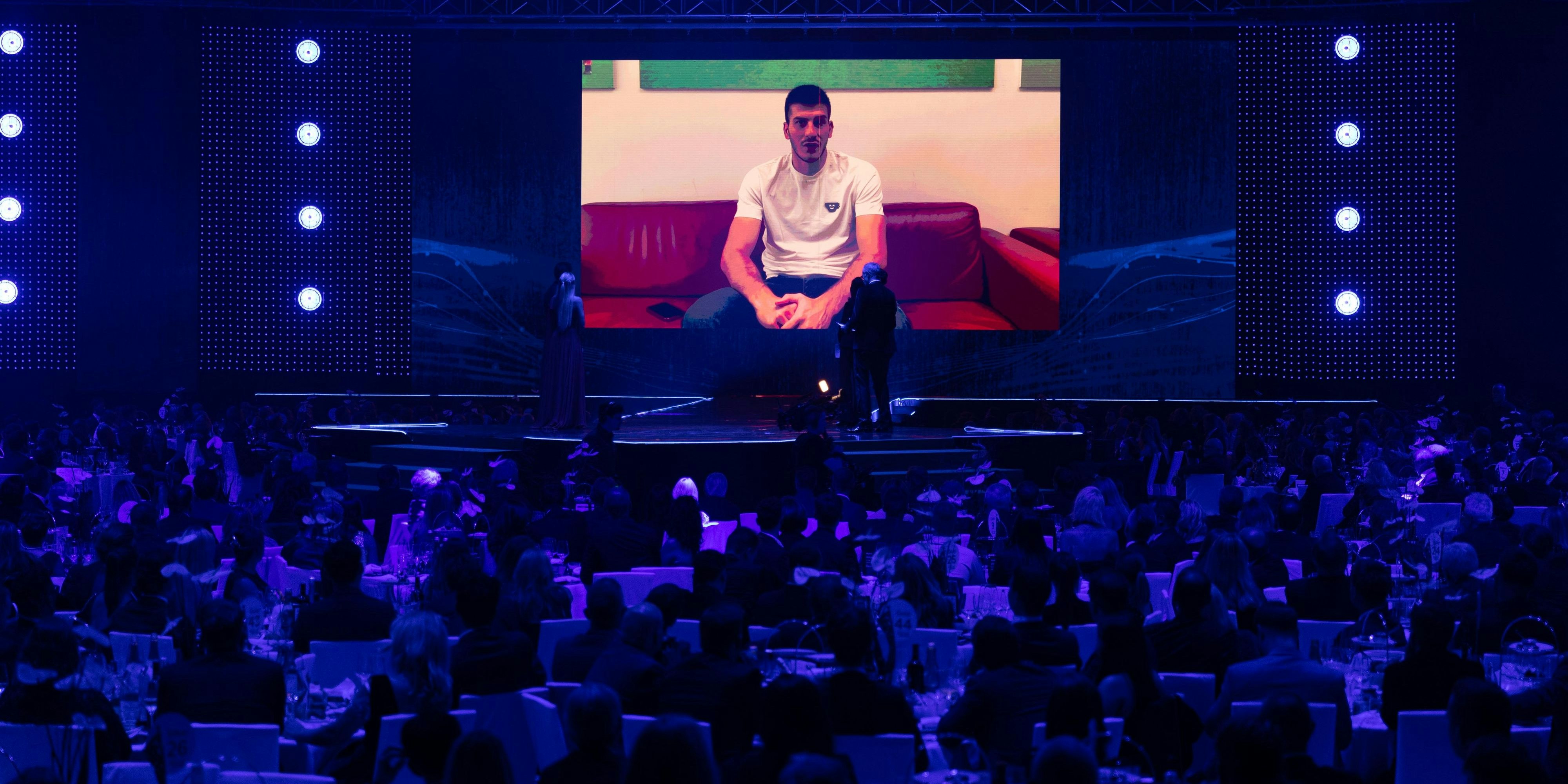 Lochoshvili bedankte sich per Videobotschaft.