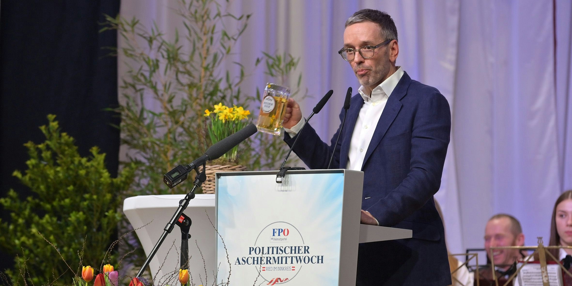 Kickl-Rede beim Aschermittwoch der FPÖ in Ried