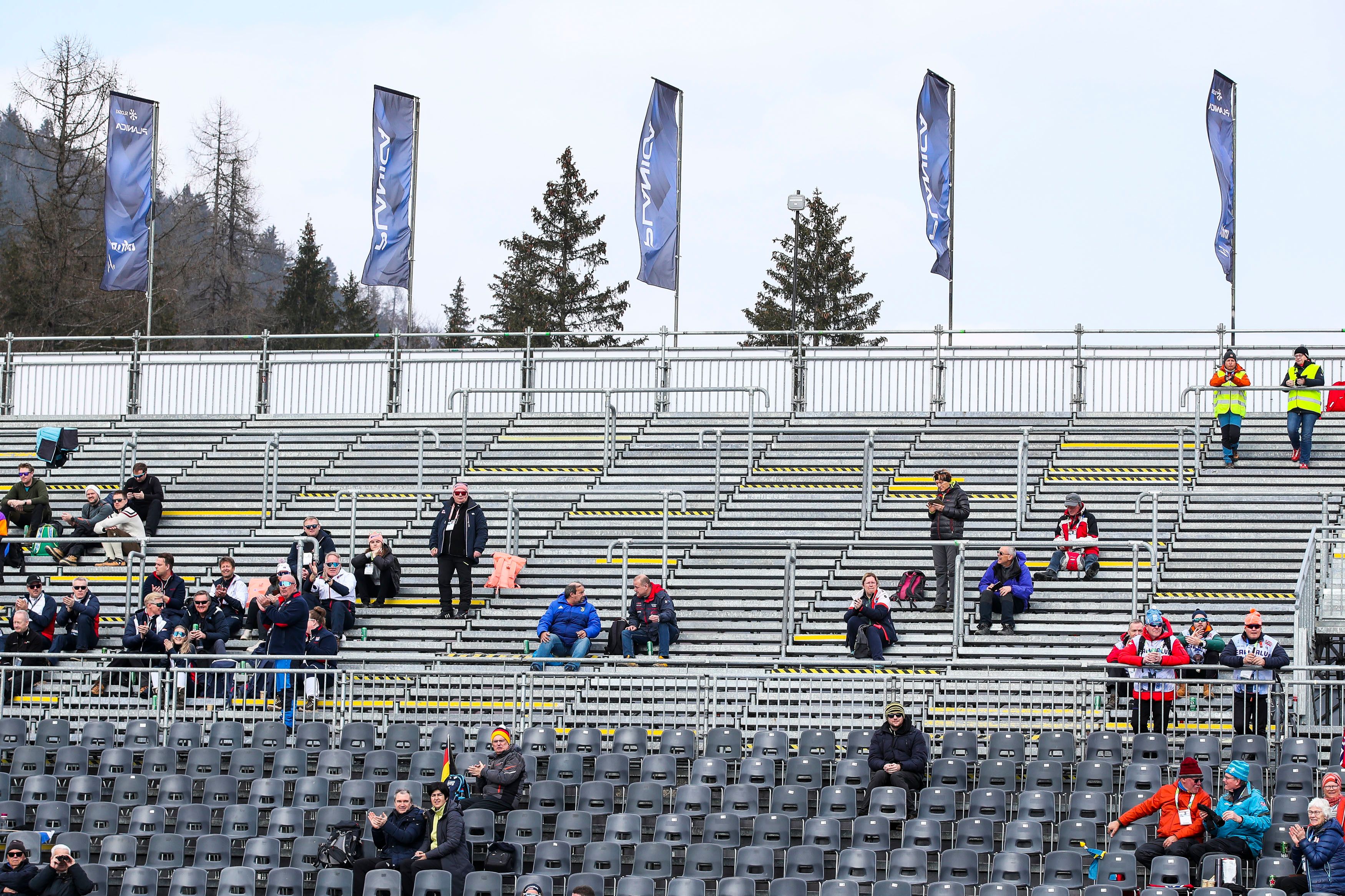Geringer Fan-Andrang in Planica