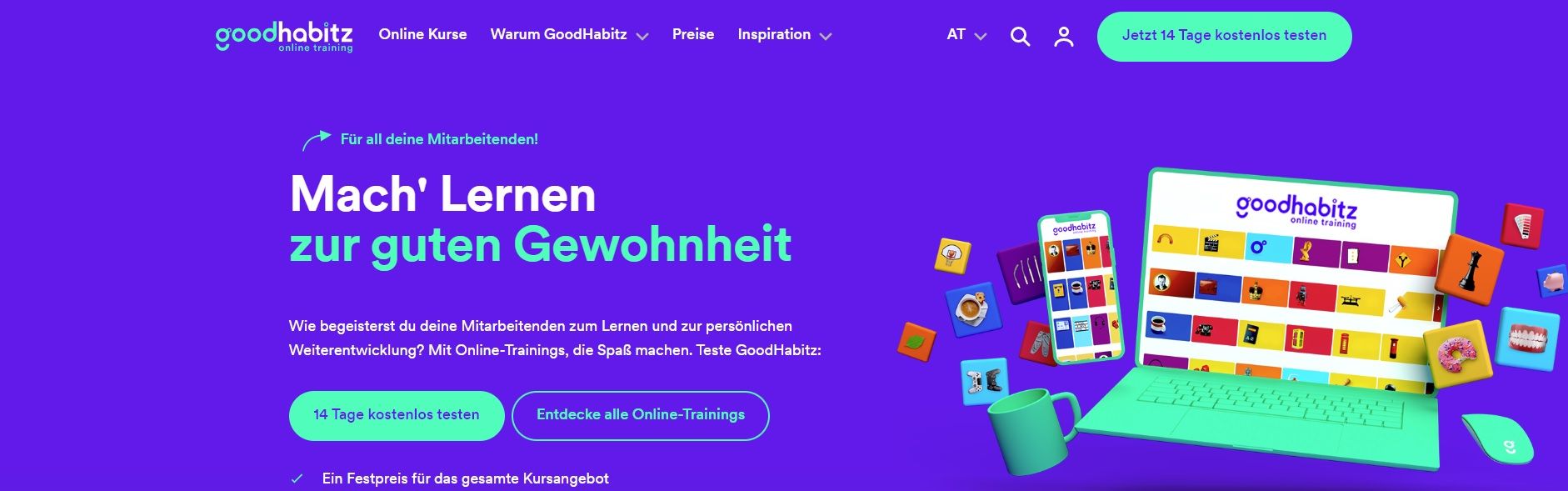 Gemeinsam Berge versetzen: GoodHabitz und Mammut gewinnen eLearning Award 2023.