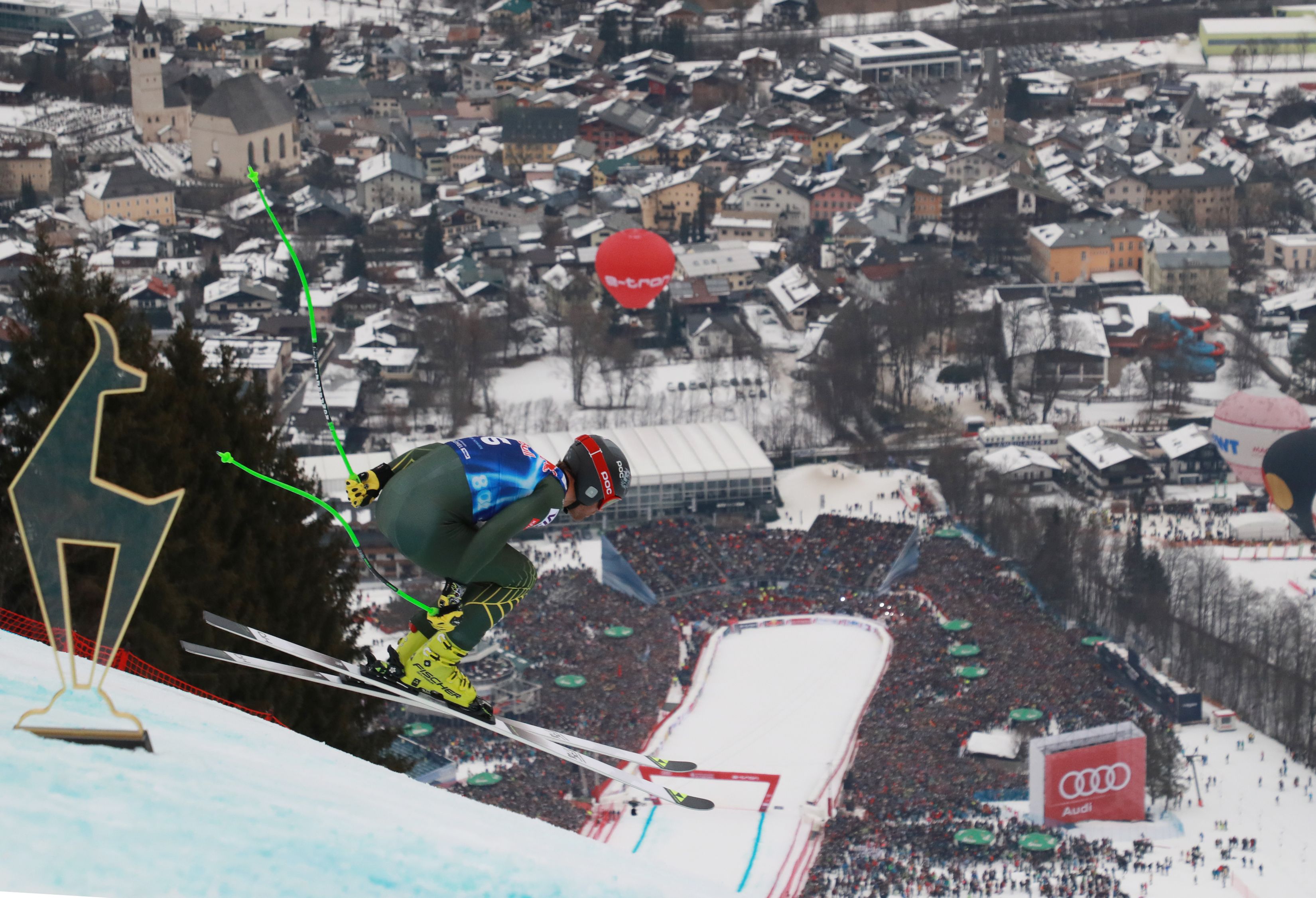 Steven Nyman auf der Streif