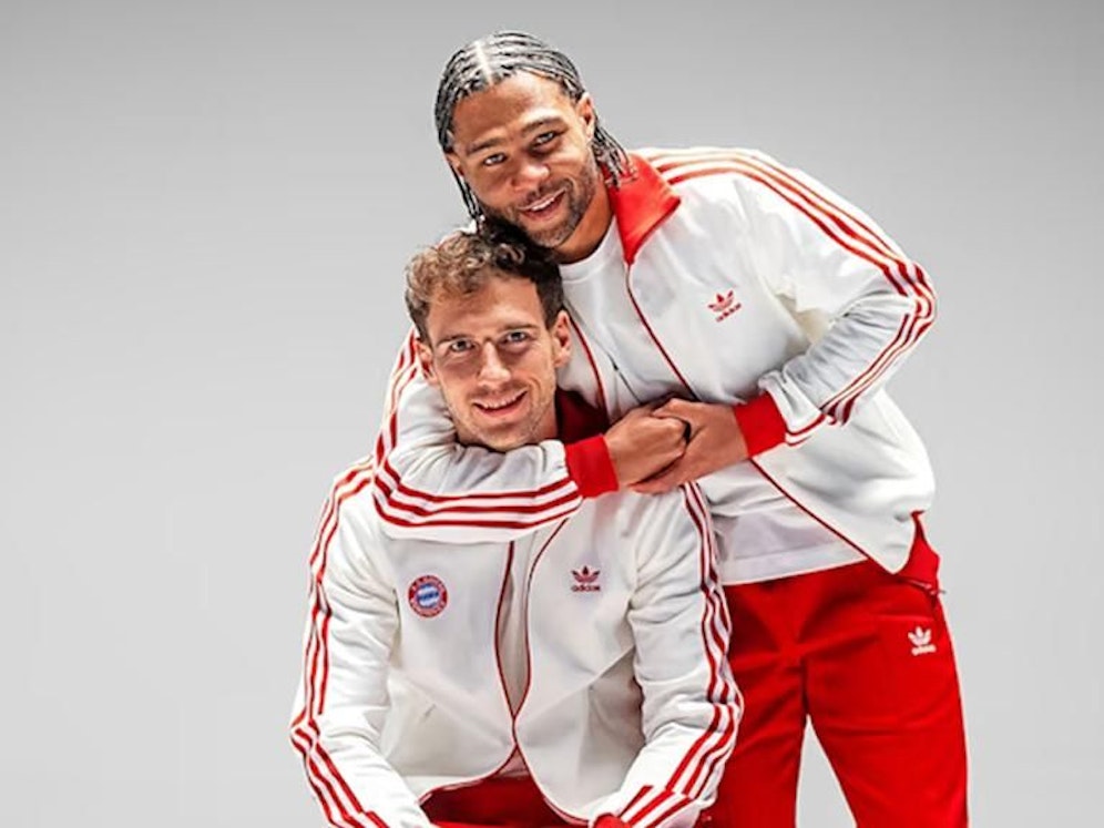 Leon Goretzka und Serge Gnabry im Edeljogger.