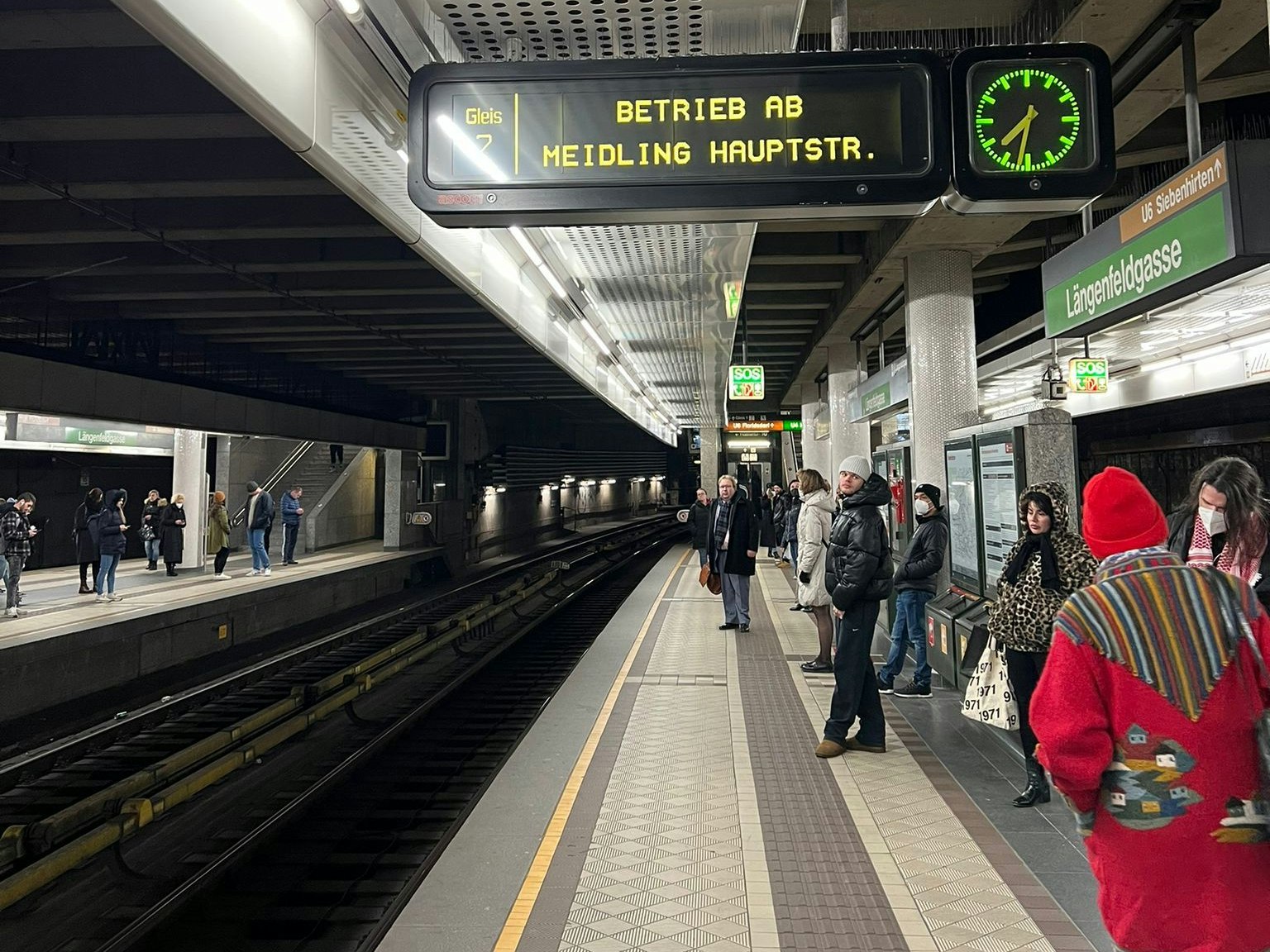 Die U4 muss kurzgeführt werden. 