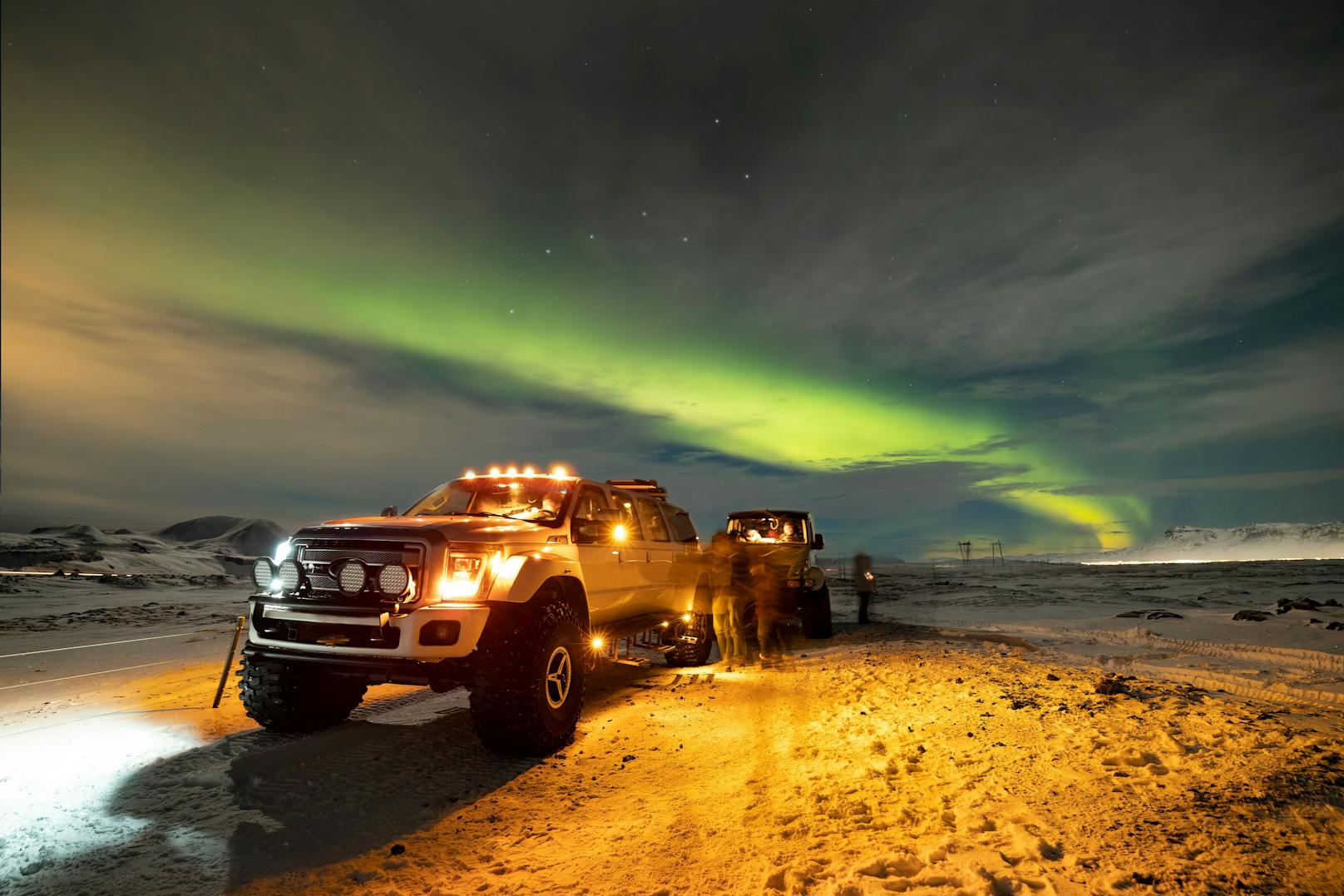 Normalerweise sind Polarlichter nur im hohen Norden, dieses Bild stammt aus Island, zu sehen.&nbsp;
