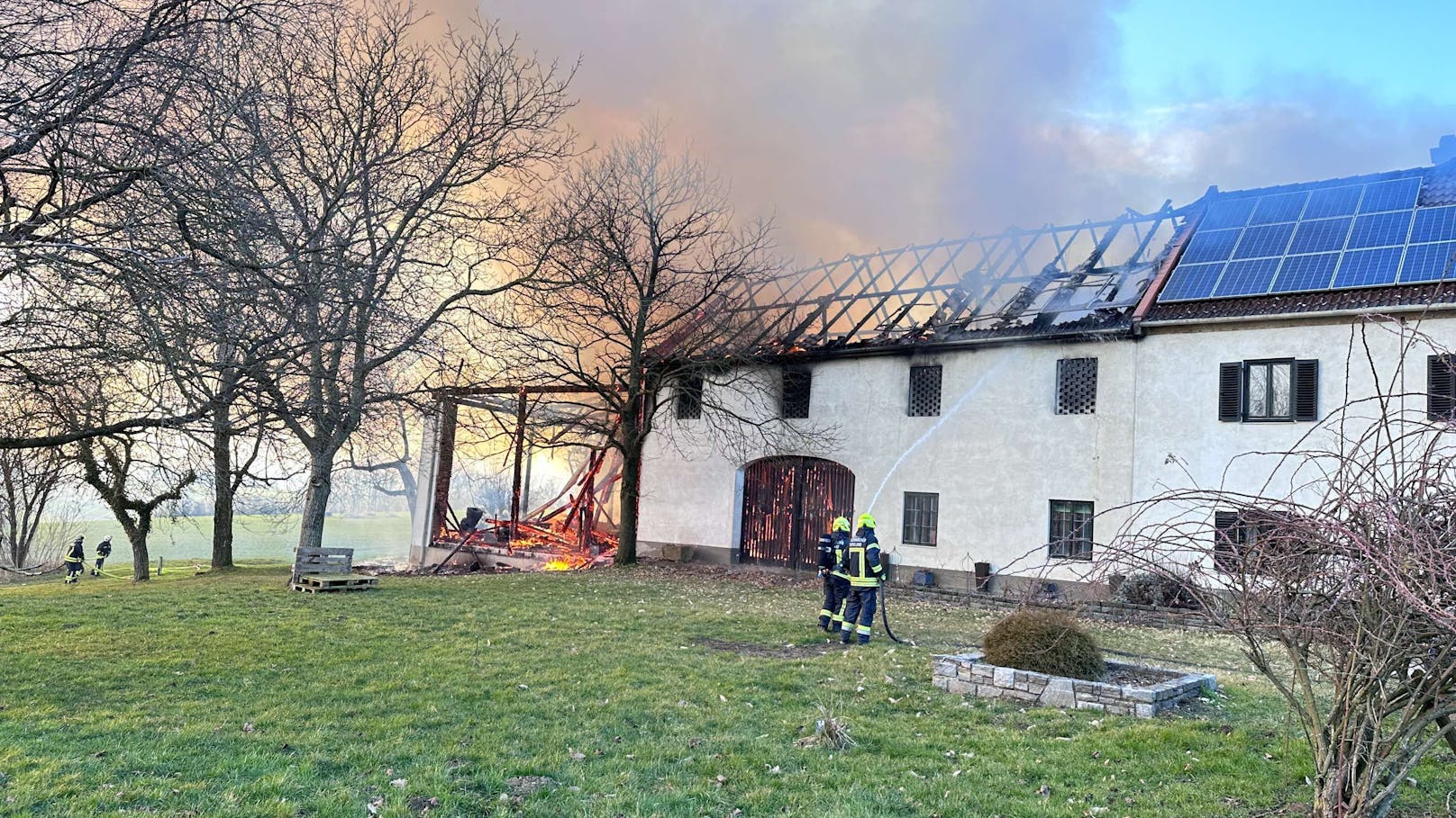 Großbrand für die Feuerwehr nahe Wieselburg