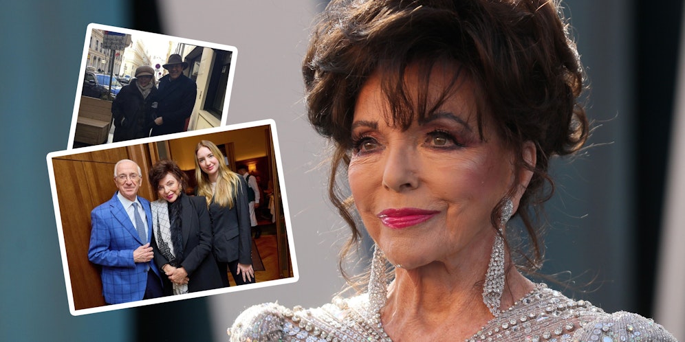 Joan Collins ist in Wien.