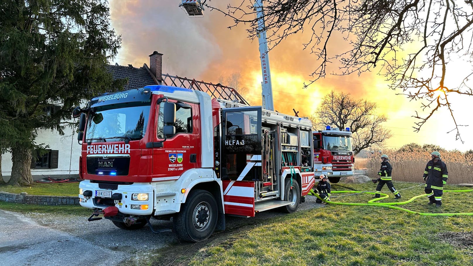 Alarmstufe "B4" für die Feuerwehr