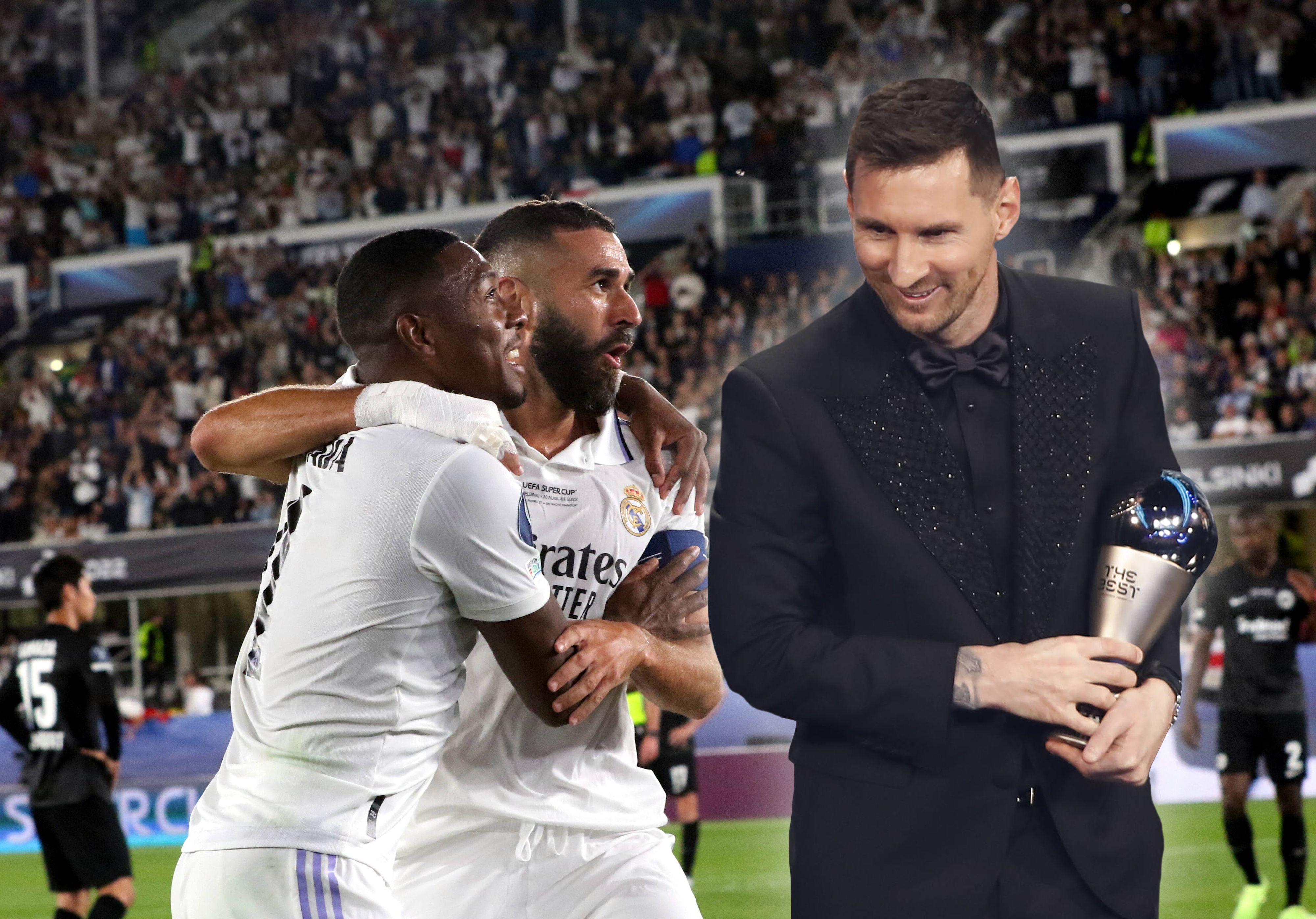 Lionel Messi (r.) ist Weltfußballer – auch dank David Alaba (l.).