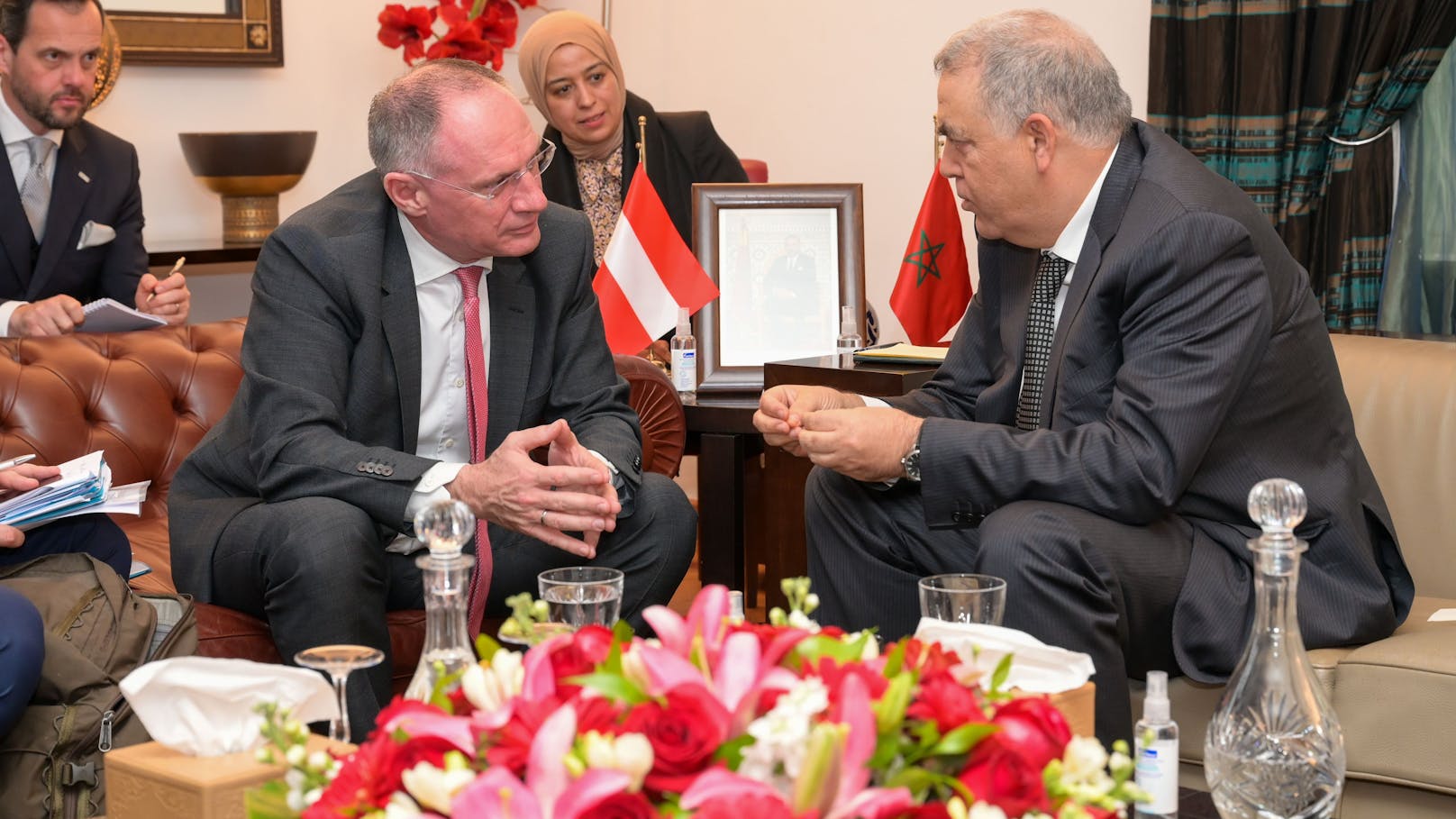 Innenminister Gerhard Karner (VP) traf seinen marokkanischen Amtskollegen.