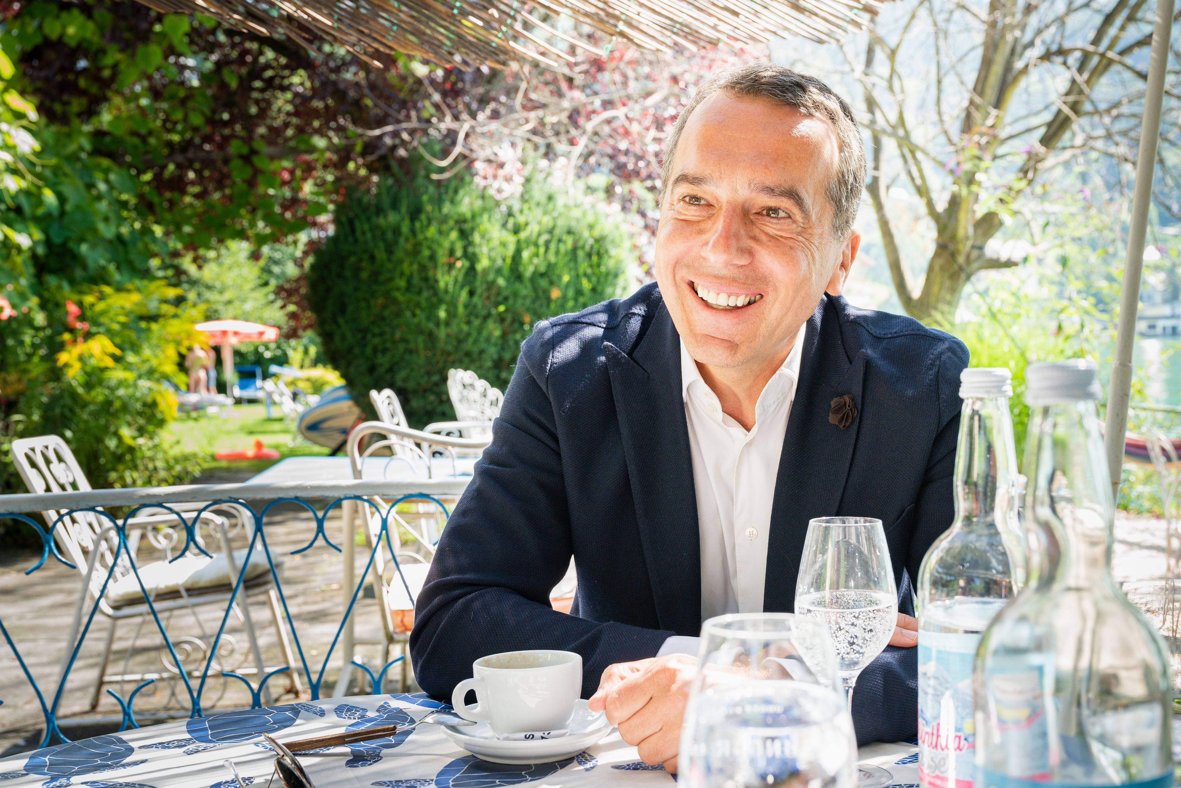 Christian Kern ist offenbar frisch verliebt.