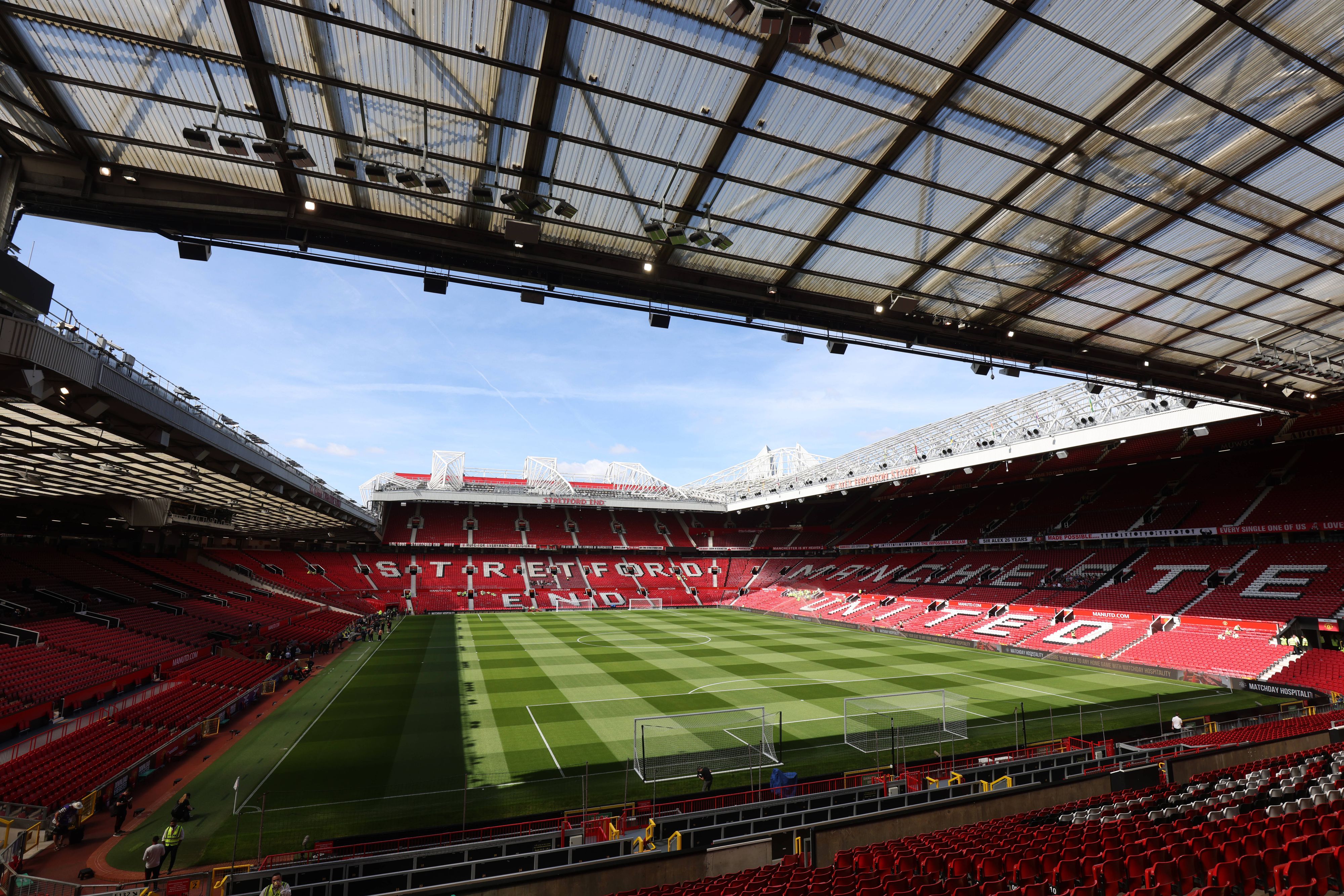 Das Old Trafford in Manchester