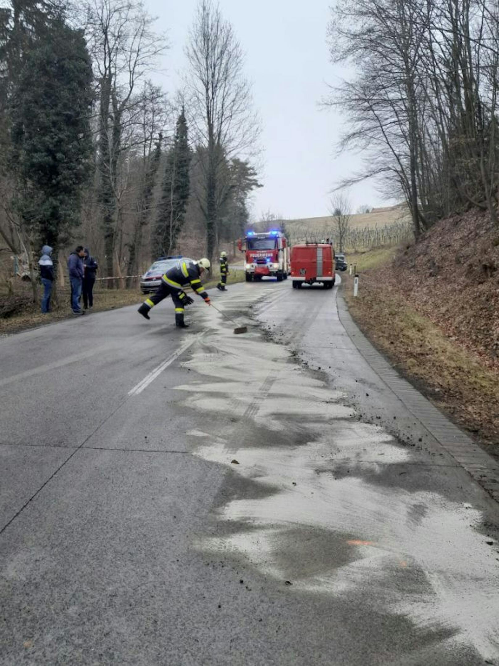 Pkw frontal gegen Laster – Steirerin schwer verletzt