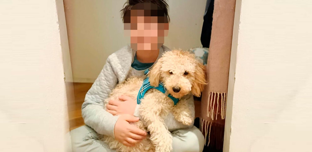 Ein eingespieltes Team: Dante (10) und Hündin 