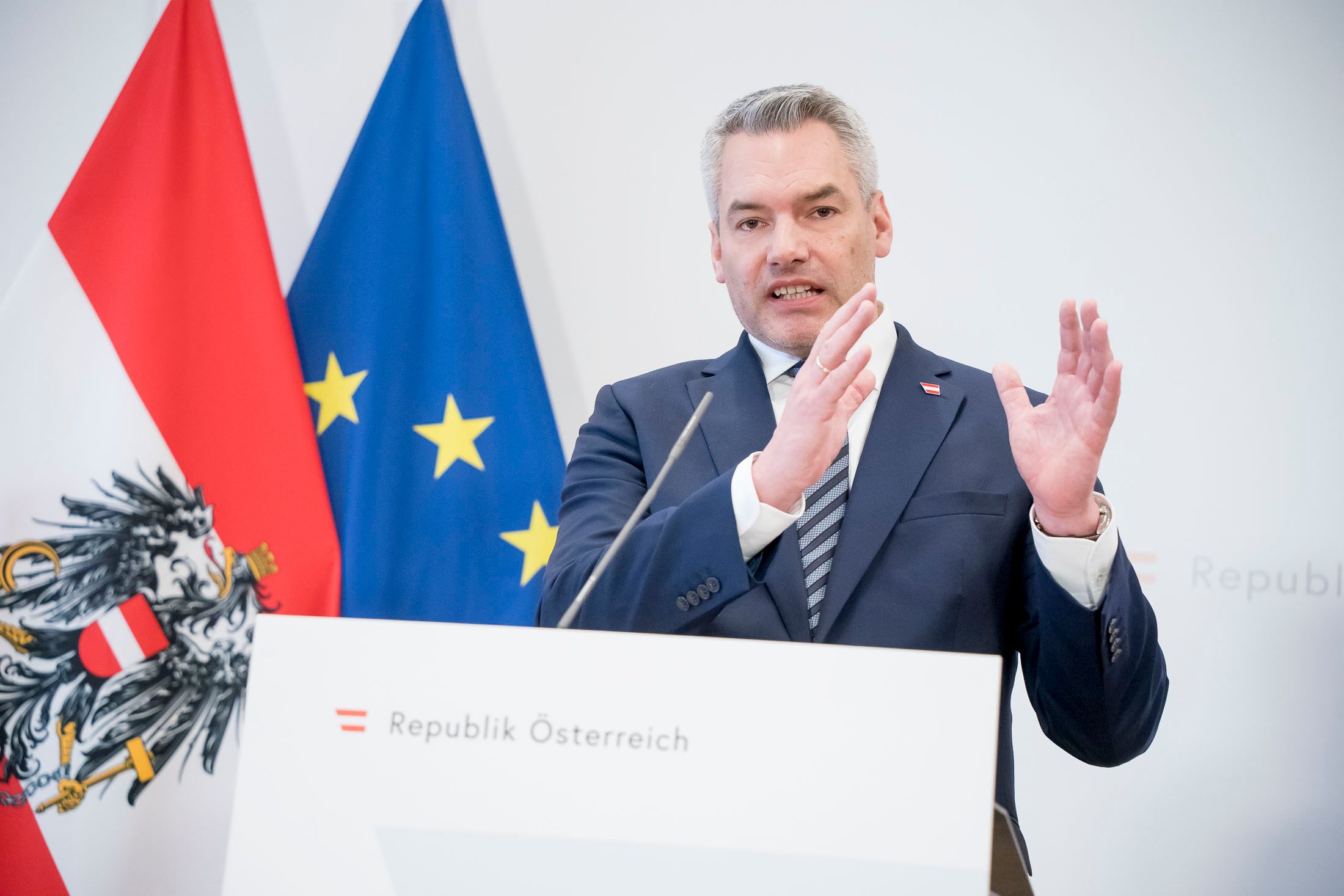 Karl Nehammer absolvierte in den letzten Tagen einen Arbeitsbesuch in Marokko.