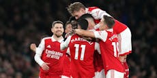 Arsenal feiert 4:0-Torgala, Sabitzer und United weiter