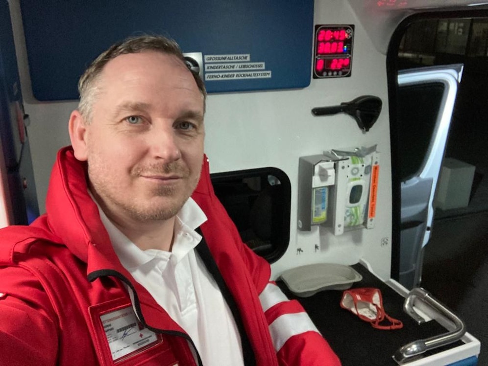 Im Streit mit dem Roten Kreuz: Sanitäter Dr. Ingmar Höppner