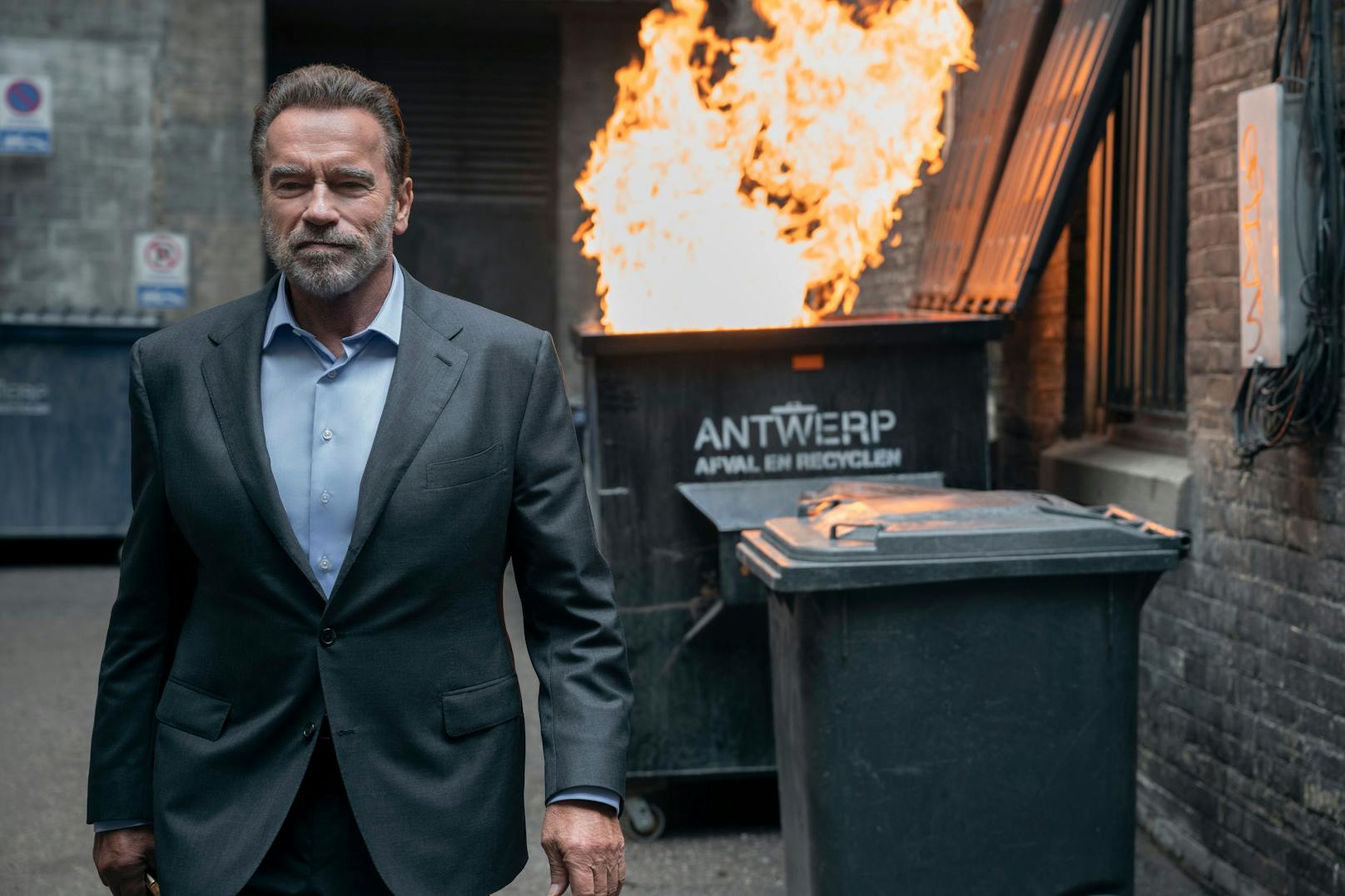 "I'm back, Baby": <strong>Arnold Schwarzenegger</strong> als Luke Brunner in der Netflix-Serie "Fubar“