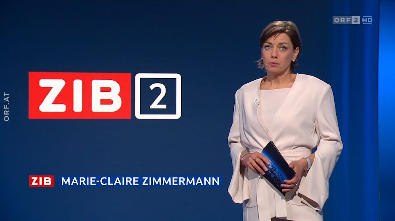 Gesundheitsminister Johannes Rauch in der ZIB2 mit Marie-Claire Zimmermann am 2. März 2023.