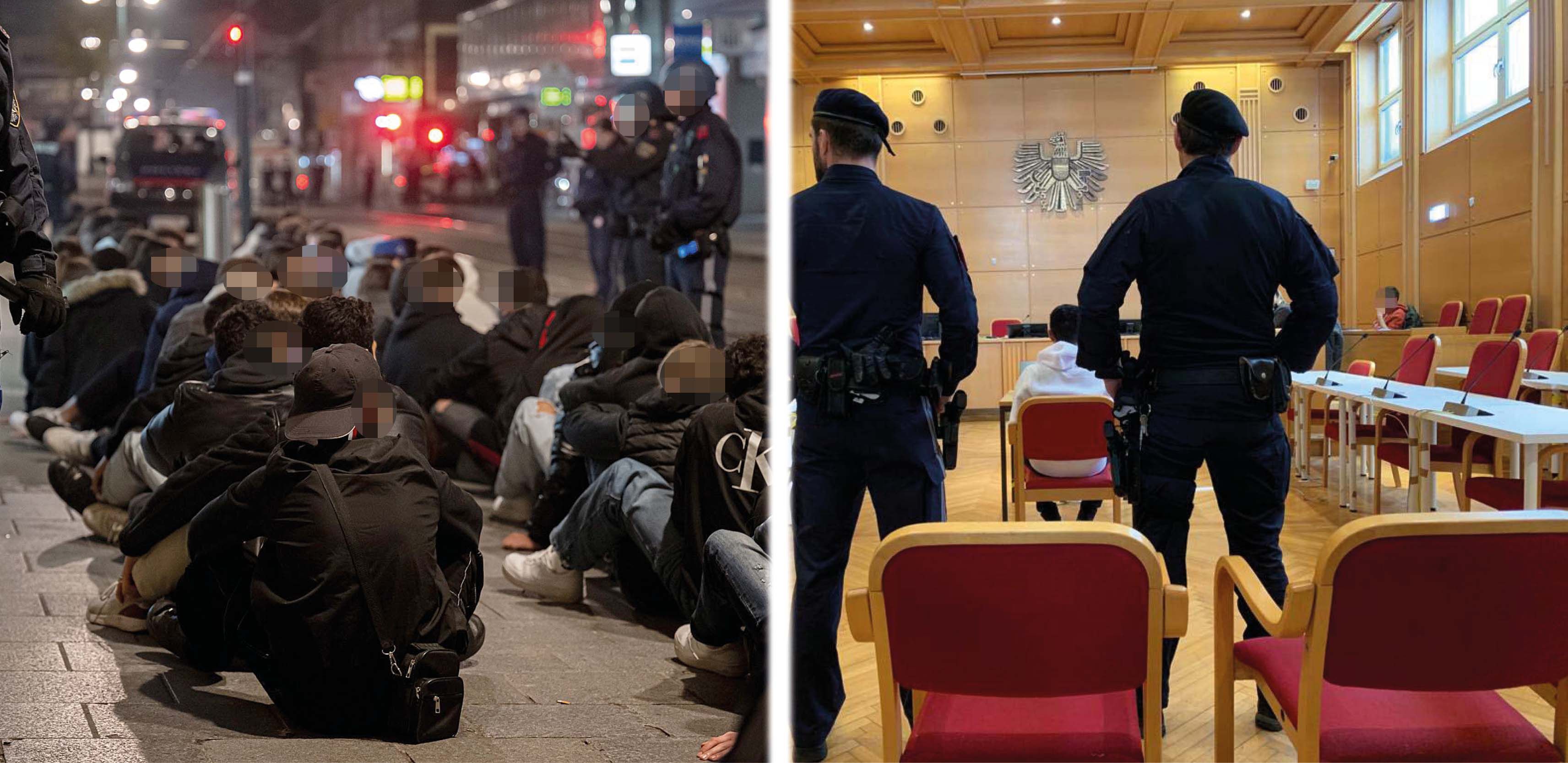 In Linz kam es zu heftigen Krawallen in der Halloween-Nacht des Vorjahres. 