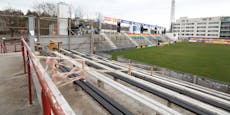 Wiener-Sportclub-Fans sitzen nun "oben ohne" im Stadion