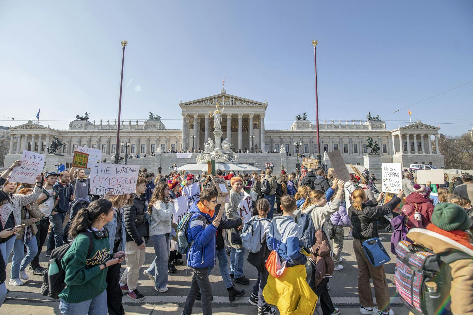 30.000 protestierten in Österreich für Klimaschutz