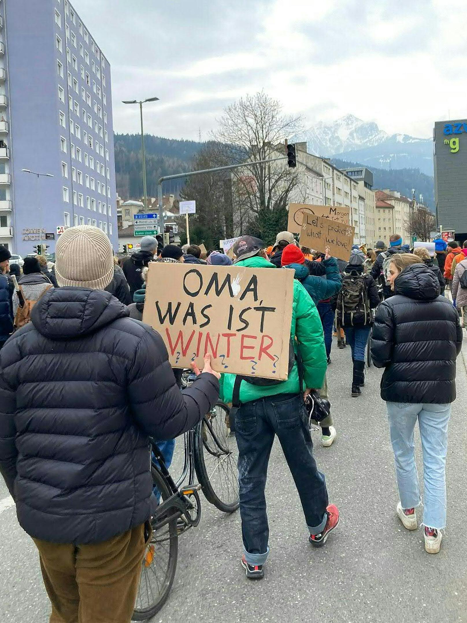 Österreichweit waren mehr als 30.000 Menschen auf der Straße, um für Klimaschutz zu demonstrieren.