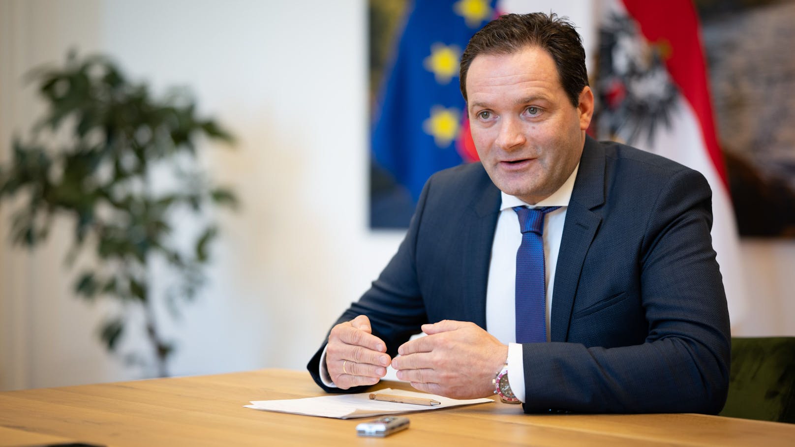 Bundesminister Norbert Totschnig möchte die Lebensmittelversorgungssicherheit in Österreich stärken.