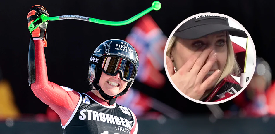 Vor fünf Tagen weinte Conny Hütter noch im TV, nun siegte sie in Kvitfjell. 