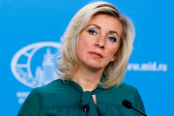Maria Sacharowa ist die Sprecherin des russischen Außenministeriums unter Sergei Lawrow.