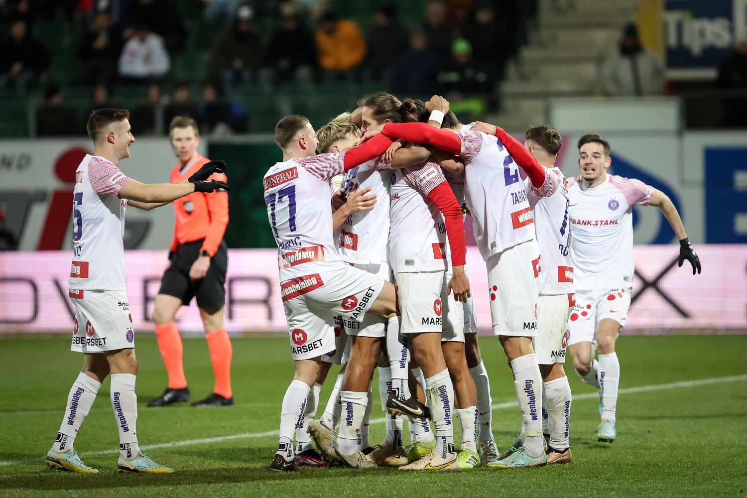 Jubel bei der Wiener Austria