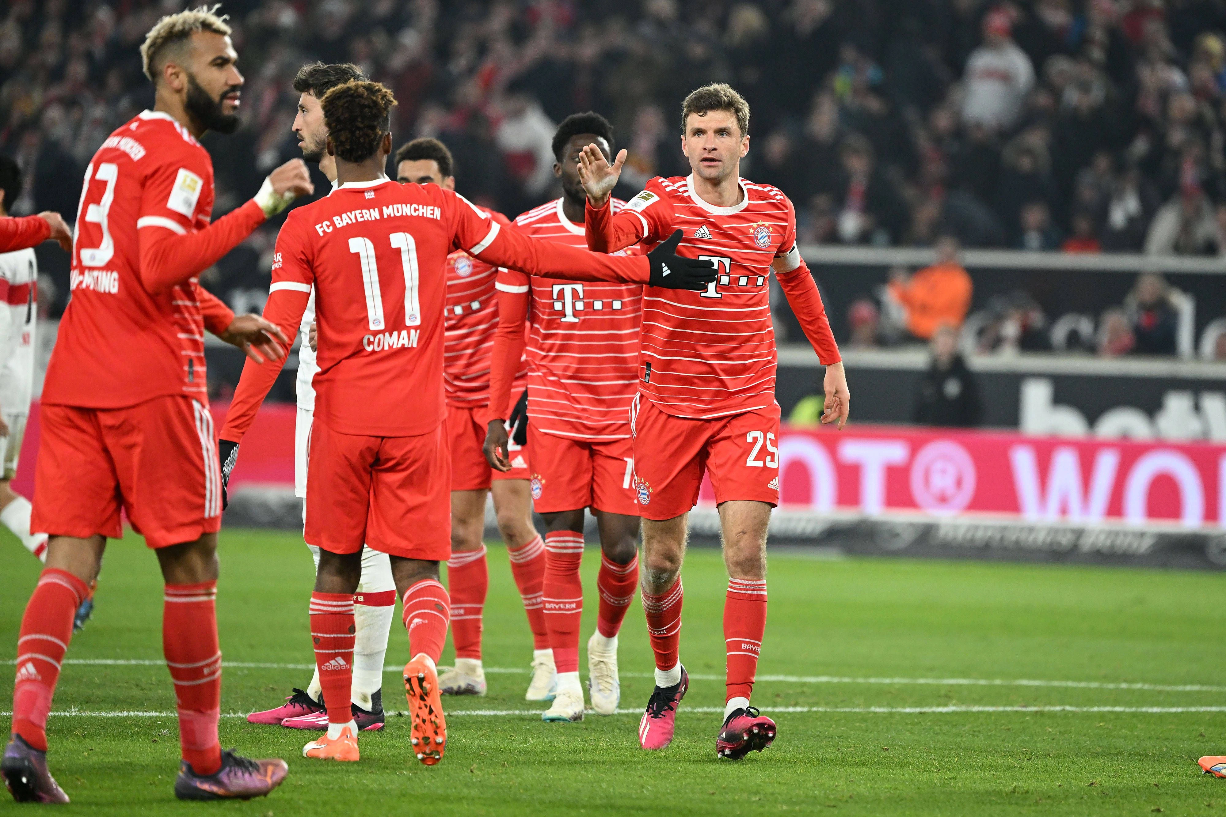 Jubel bei Bayern München