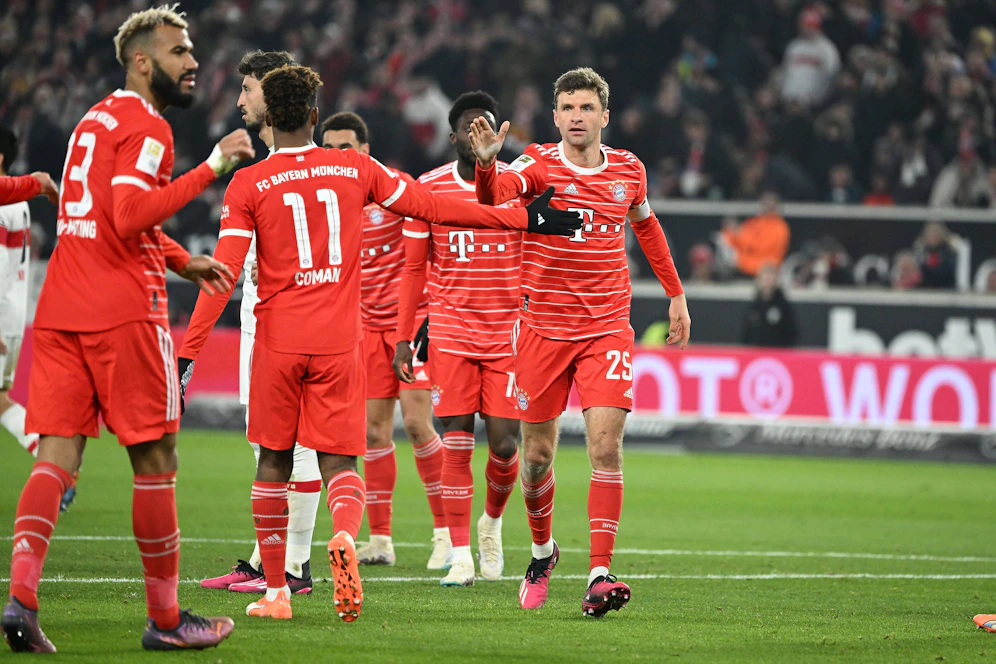 Jubel bei Bayern München