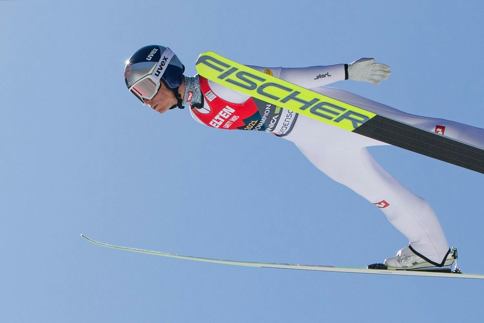 Dominik Lamparter bei der Nordischen Ski-WM in Planica. 