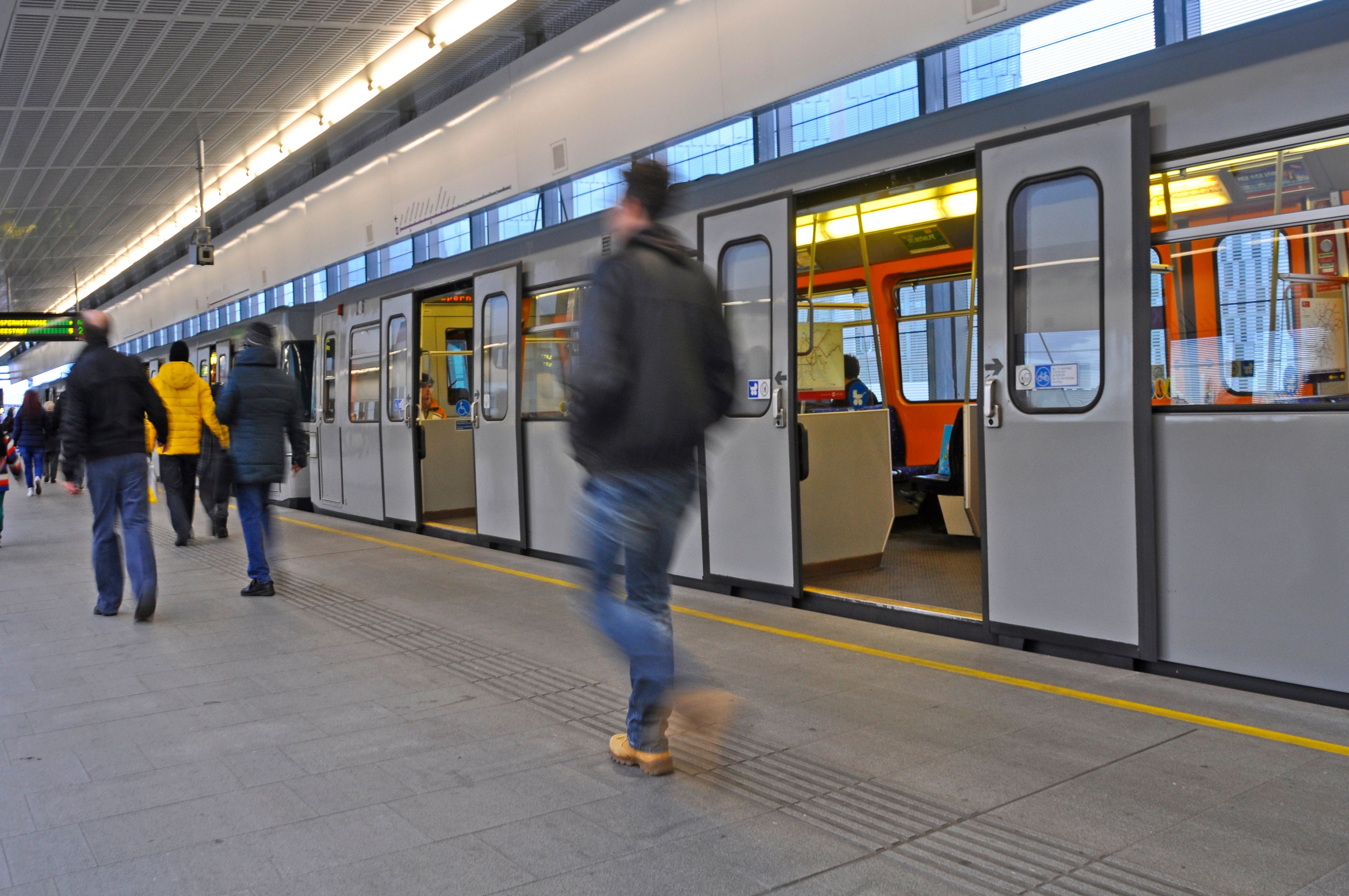 Der Vorfall ereignete sich in der U-Bahnstation Aspern Nord bei der U2.