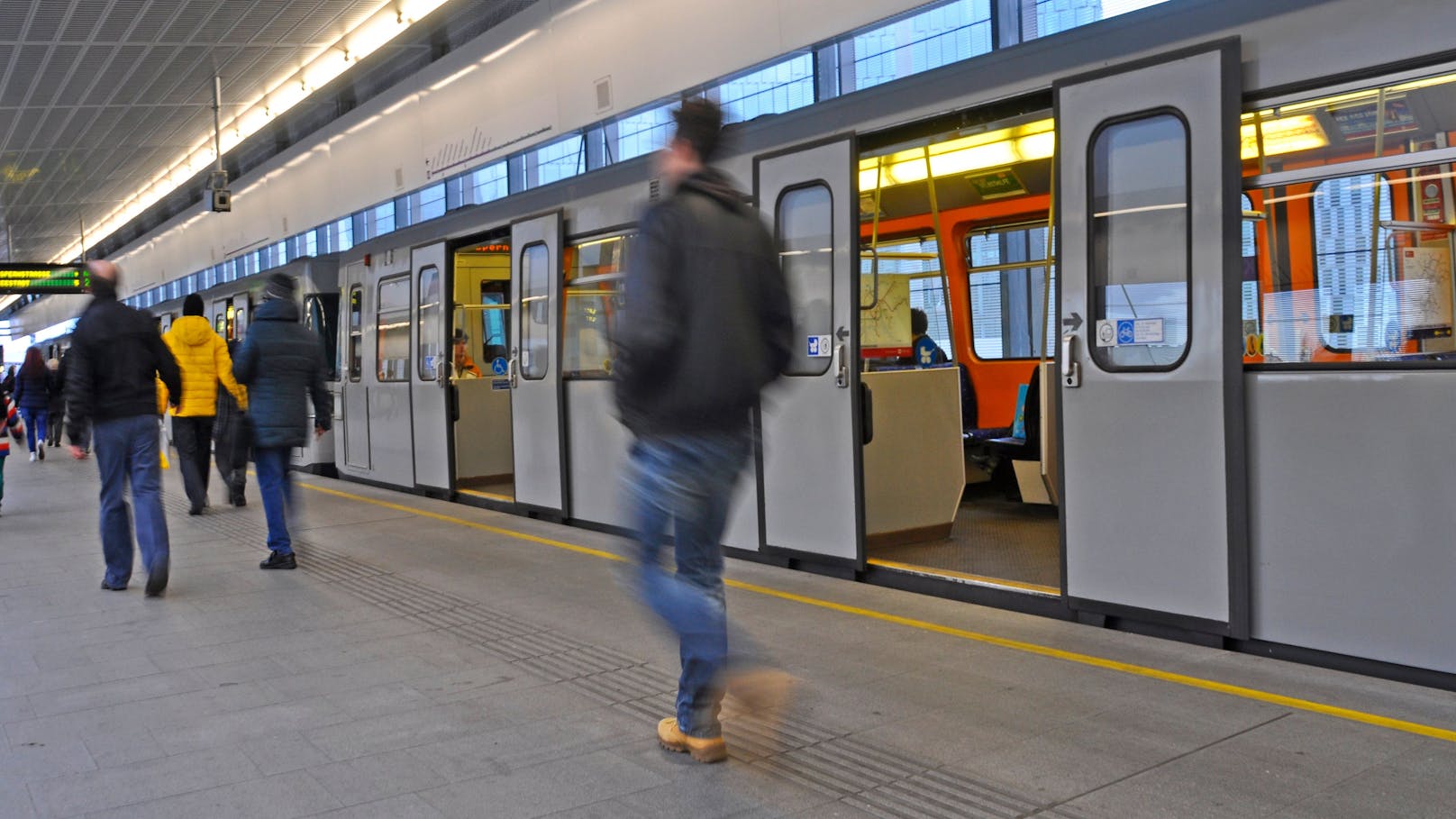 Der Vorfall ereignete sich in der U-Bahnstation Aspern Nord bei der U2.