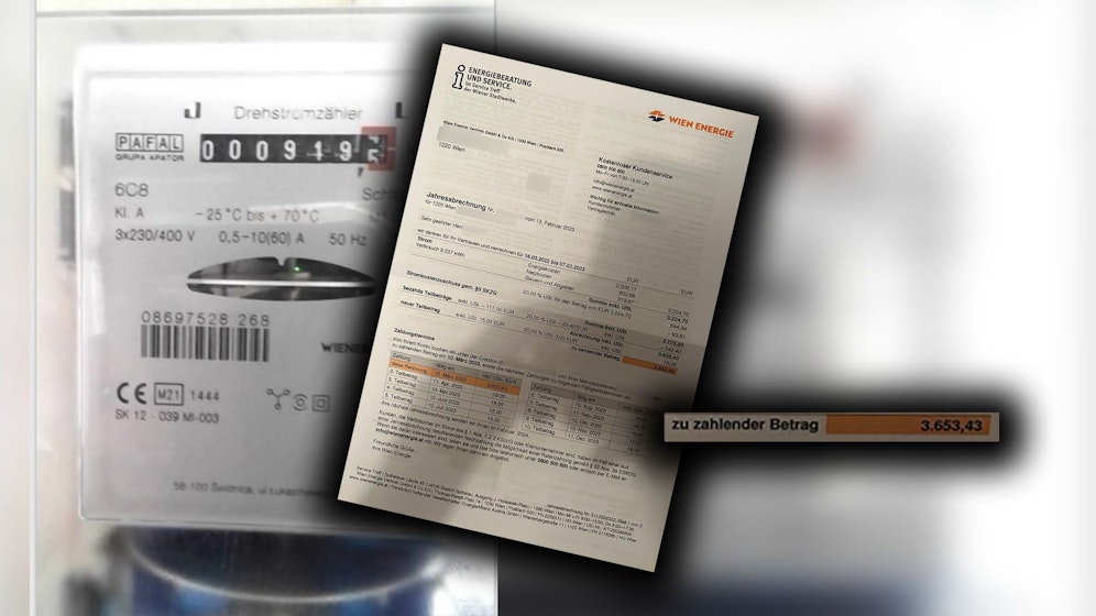 Weil eine Kommazahl übersehen wurde, bekam der Wiener einen ordentlichen Preisschock.