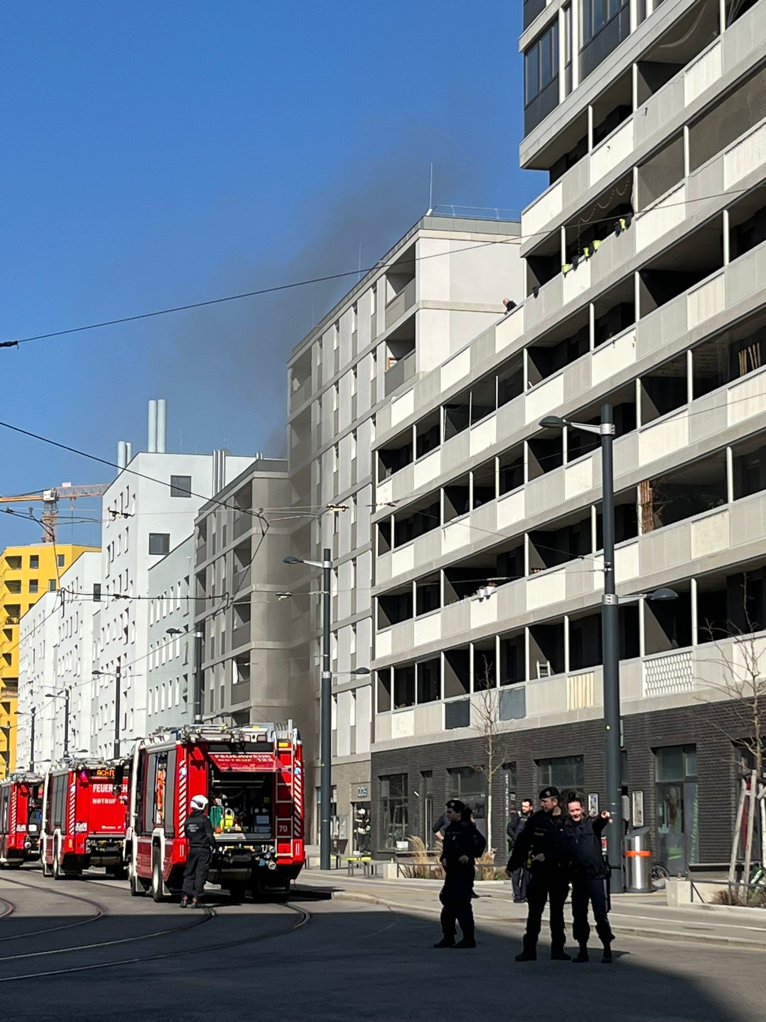 Kellerbrand in der Wiener Leopoldstadt.