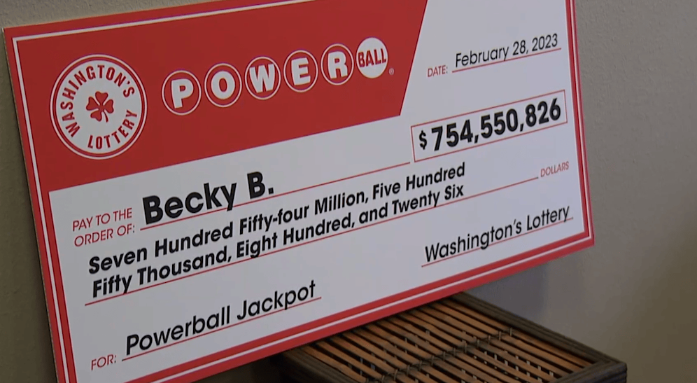 Obwohl sie keinen Schein mehr kaufen wollte, schlug Becky Bell doch noch einmal zu – und staubte richtig ab.