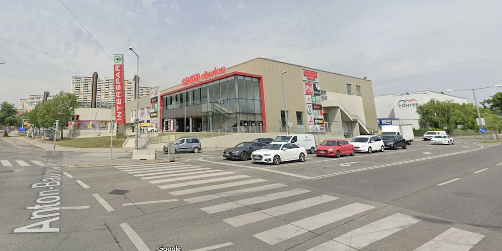 Der Verdächtige wurde in der Anton-Baumgartner-Straße gefasst.