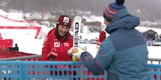 ORF-Mann beschenkt Ski-Star mit Zimtschnecke