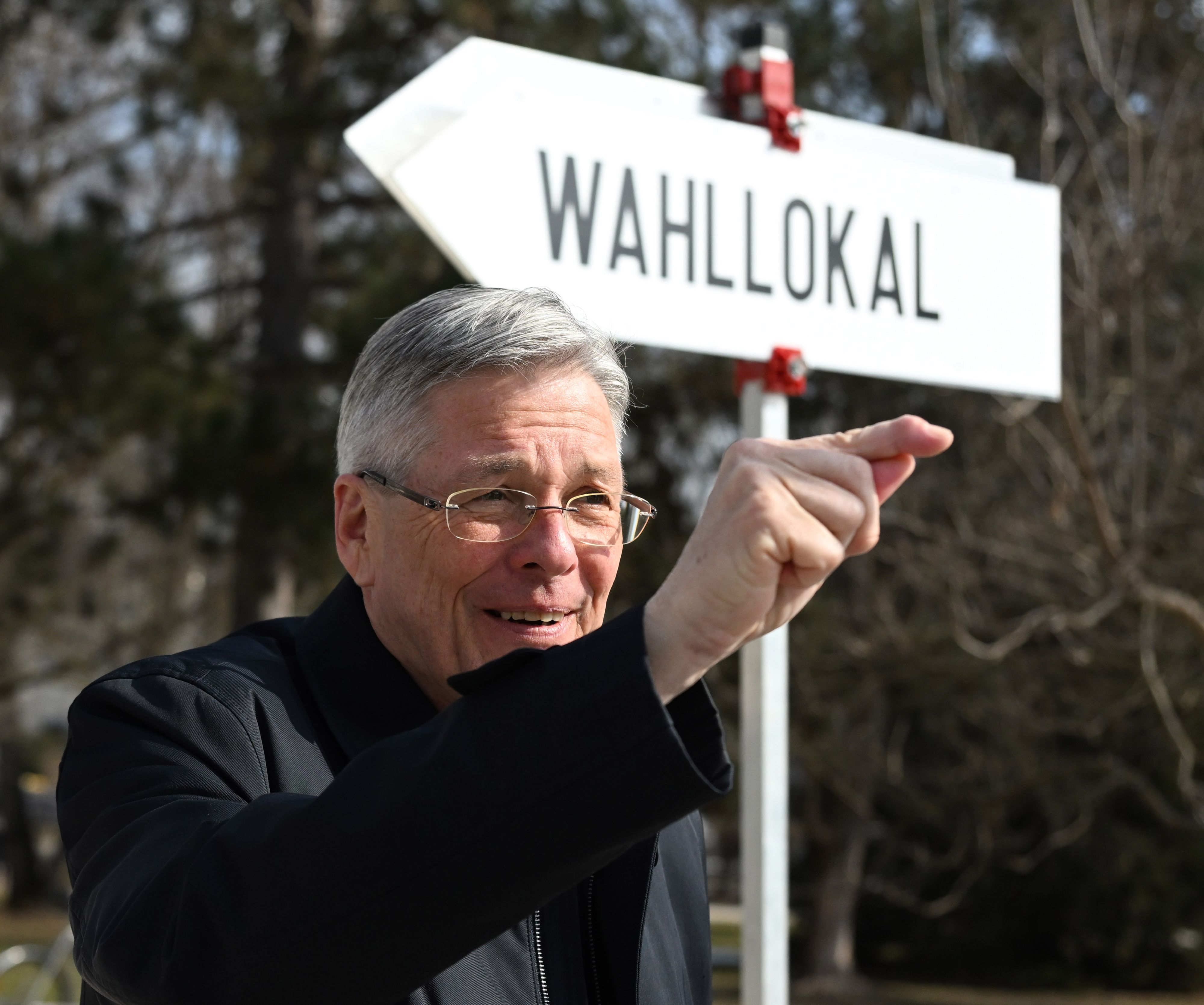 SPÖ-Spitzenkandidat Landeshauptmann Peter Kaiser anlässlich der Stimmabgabe am Sonntag, 5. März 2023, in Klagenfurt.