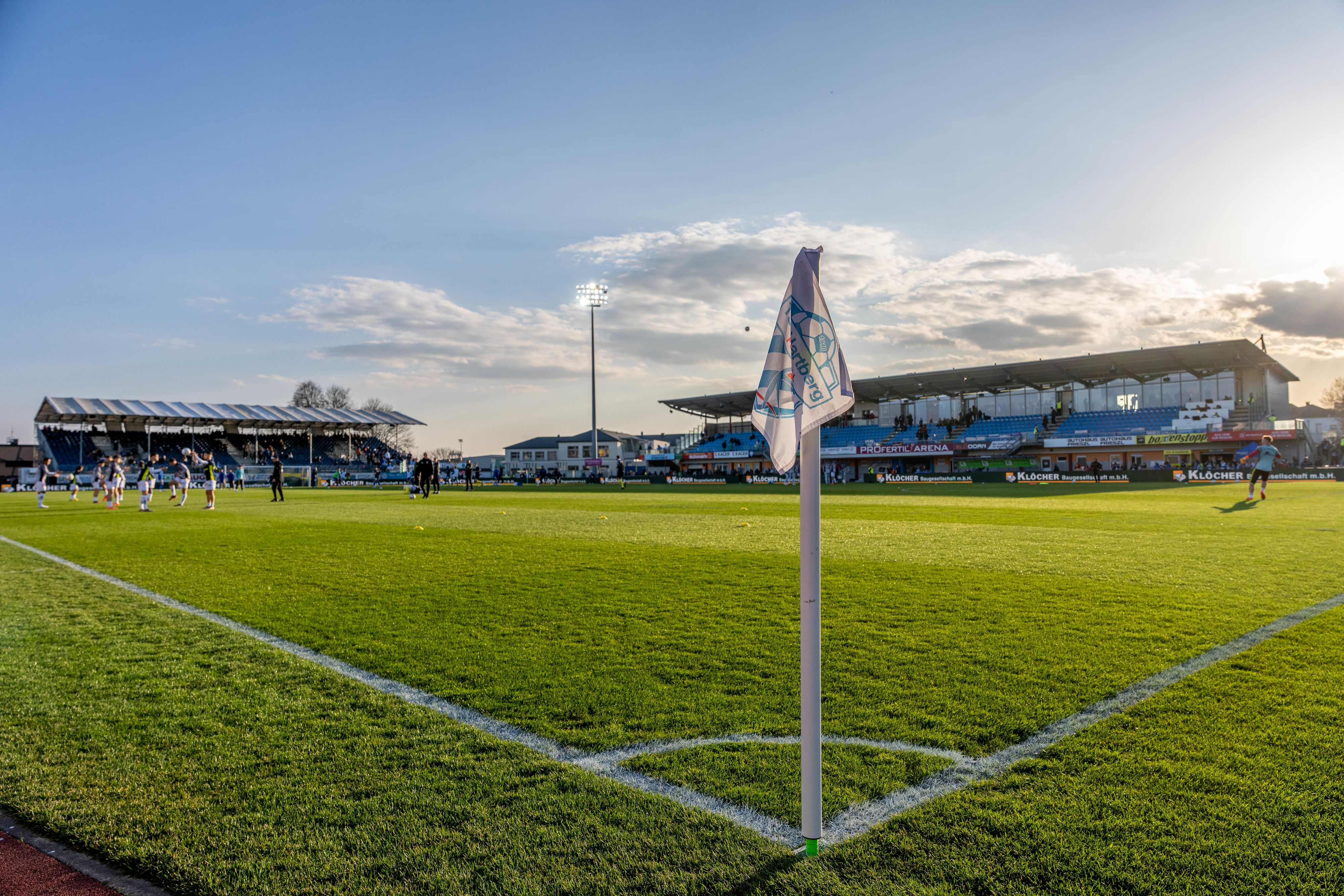 In dieser Form ist das Hartberg-Stadion ab 2025 nicht mehr zugelassen.