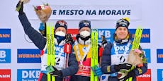 Biathlon-Brüder feiern trotz Corona Doppelsieg