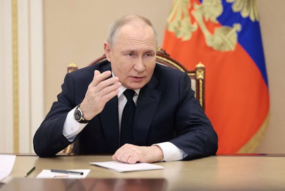 Wladimir Putin sprach nach Angriffen in der russischen Stadt Brjansk von einem "Terrorakt".