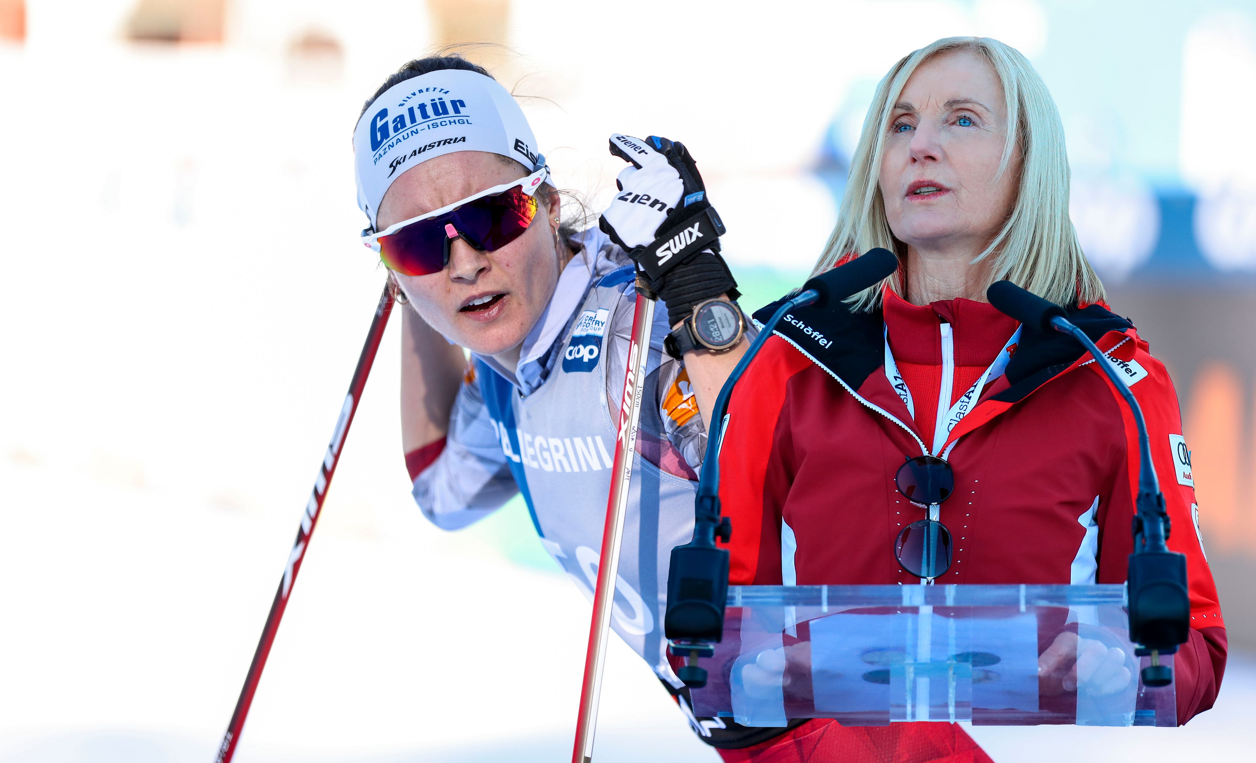 Nicht einer Meinung: Unterweger (l.) und Stadlober.