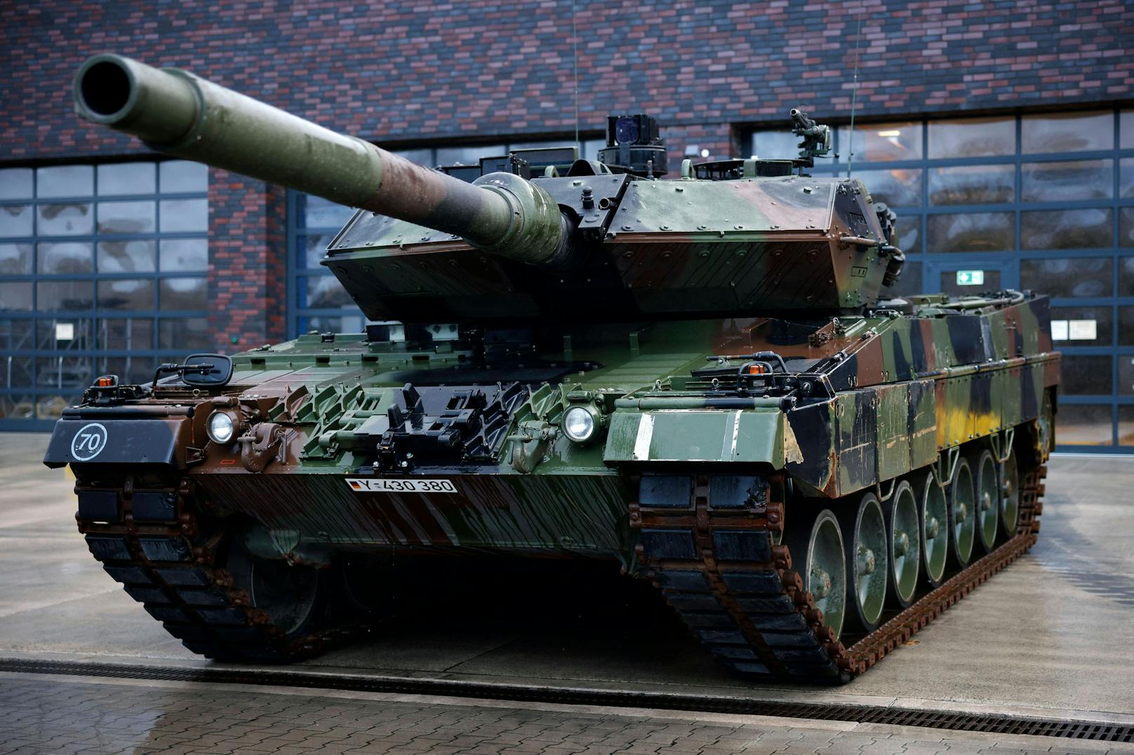 Der deutsche Rüstungskonzern Rheinmetall möchte in der Ukraine eine Panzer-Fabrik errichten. (Symbolbild)