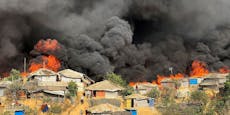 Riesiger Brand im größten Flüchtlingslager der Welt