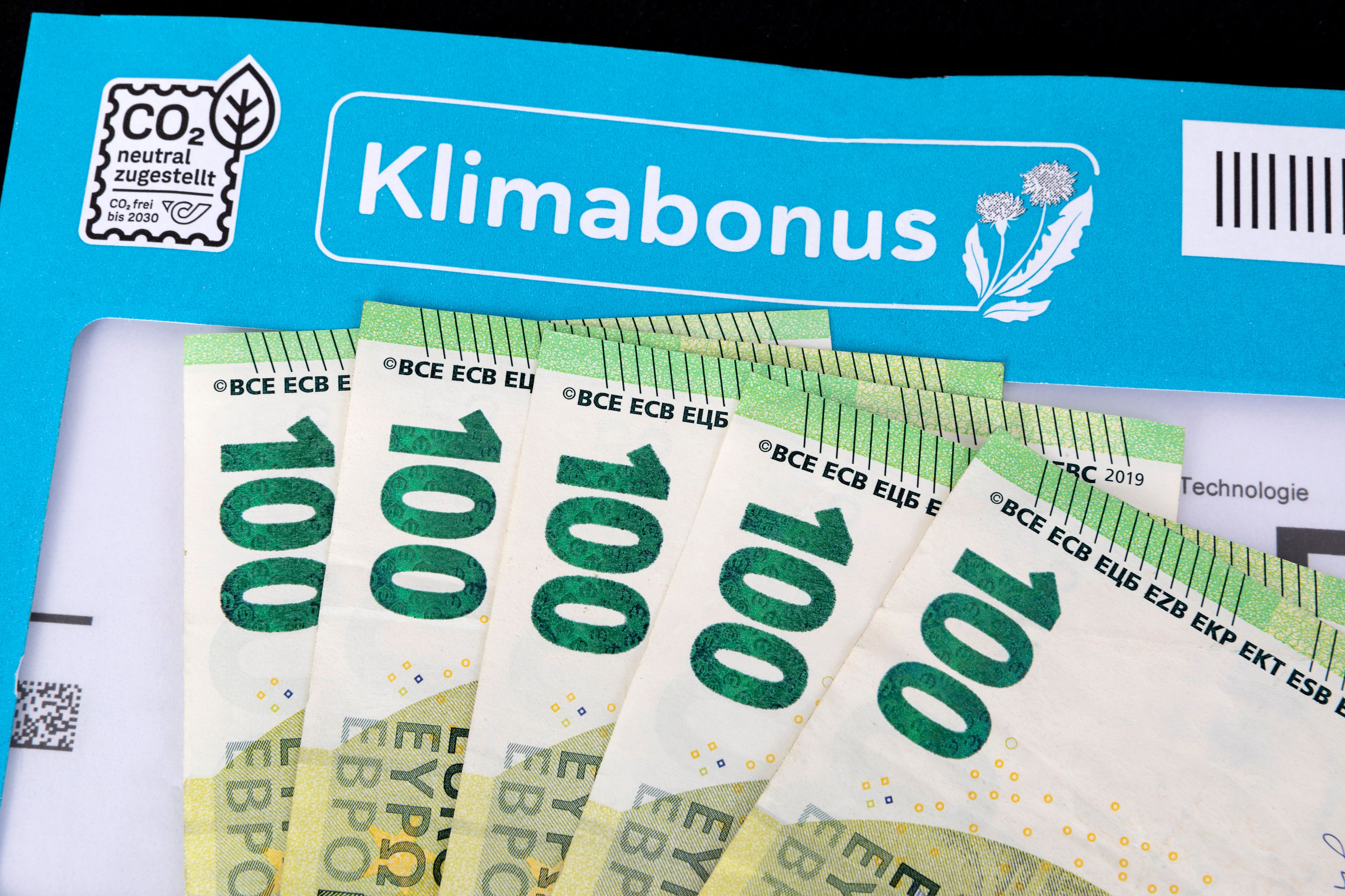Klimabonus Geld